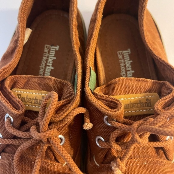 NWOT Timberland Orange Earthkeepers Shoes - Picture 5 of 9